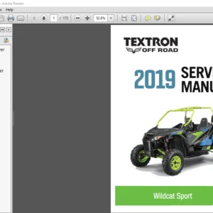 2019 Textron Off Road Wildcat Sport Service Manual - PDF DOWNLOAD