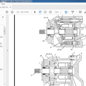 Caterpillar (CAT) 416D Backhoe Loader Parts Manual - PDF DOWNLOAD