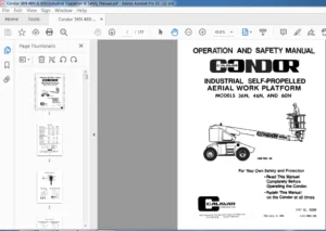 Condor 36N 46N & 60N Operation & Safety Manual - PDF DOWNLOAD