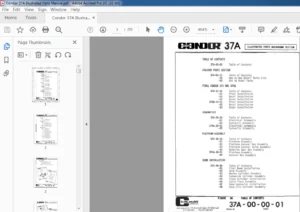 Condor 37A Illustrated Parts Manual - PDF DOWNLOAD