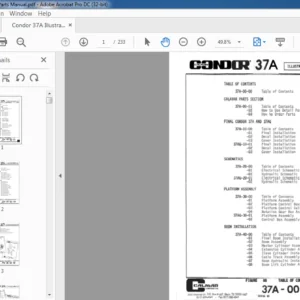 Condor 37A Illustrated Parts Manual - PDF DOWNLOAD