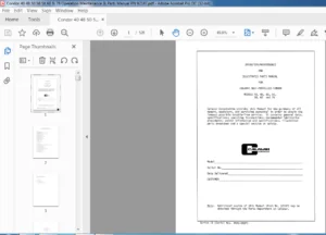 Condor 40 48 50 56 58 68 & 76 Operation Maintenance & Parts Manual - PDF DOWNLOAD