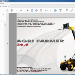 Dieci Agri Farmer 26.6 Parts Catalogue Manual - PDF DOWNLOAD