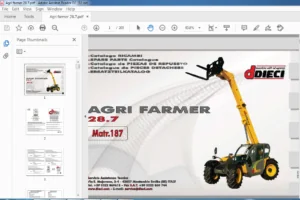 Dieci Agri Farmer 28.7 Spare Parts Catalogue Manual - PDF DOWNLOAD