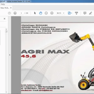 Dieci Agri Max 45.8 Parts Catalogue Manual - PDF DOWNLOAD