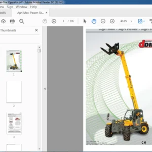 Dieci Agri Max-Power-Star Operation & Maintenance Manual - PDF DOWNLOAD
