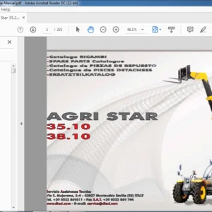 Dieci Agri Star 35.10 38.10 Parts Catalogue Manual - PDF DOWNLOAD