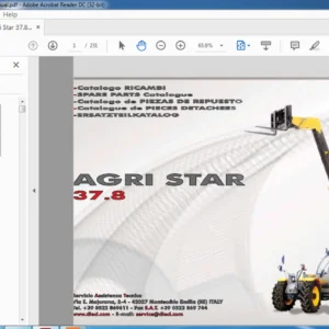 Dieci Agri Star 37.8 Parts Catalogue Manual - PDF DOWNLOAD