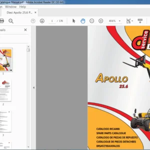 Dieci Apollo 25.6 Parts Catalogue Manual - PDF DOWNLOAD