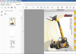 Dieci Apollo Operation & Maintenance Manual - PDF DOWNLOAD