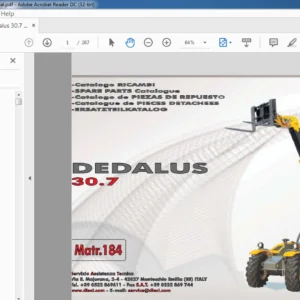 Dieci Dedalus 30.7 Parts Catalogue Manual - PDF DOWNLOAD