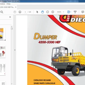 Dieci Dumper 4200-5300 NEF Spare Parts Catalogue Manual - PDF DOWNLOAD