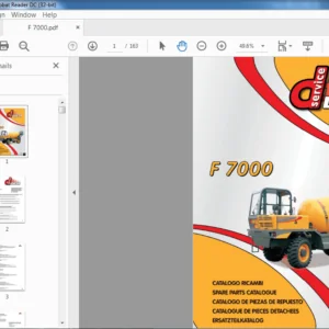 Dieci F 7000 Spare Parts Catalogue Manual - PDF DOWNLOAD