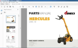 Dieci Hercules 210.10 Parts Manual - PDF DOWNLOAD