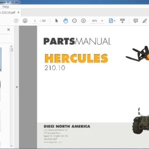 Dieci Hercules 210.10 Parts Manual - PDF DOWNLOAD