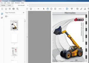 Dieci Hercules Operation & Maintenance Manual - PDF DOWNLOAD