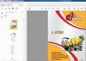 Dieci L 4700 Spare Parts Catalogue Manual - PDF DOWNLOAD