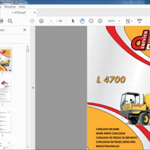 Dieci L 4700 Spare Parts Catalogue Manual - PDF DOWNLOAD