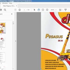Dieci Pegasus 30.16 Parts Catalogue Manual - PDF DOWNLOAD