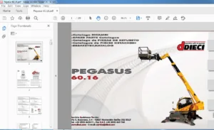 Dieci Pegasus 60.16 Parts Catalogue Manual - PDF DOWNLOAD