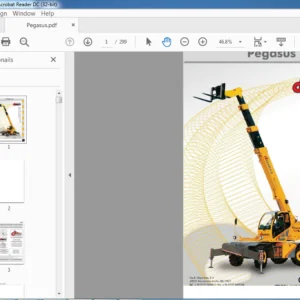 Dieci Pegasus Operation & Maintenance Manual  - PDF DOWNLOAD