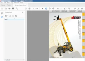 Dieci Samson Icarus Runner Operation & Maintenance Manual - PDF DOWNLOAD