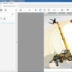 Dieci Samson Icarus Runner Operation & Maintenance Manual - PDF DOWNLOAD