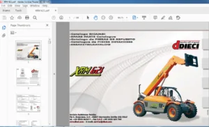 Dieci XRM 621 Spare Parts Catalogue Manual - PDF DOWNLOAD