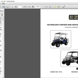 EZGO EXPRESS L4 S4 TERRAIN 250 500 1000 SERVICE MANUAL - PDF DOWNLOAD