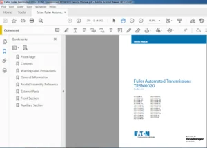 Eaton Fuller Automated RTO-13109B Transmission TRSM0020 Service Manual - PDF DOWNLOAD
