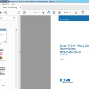 Eaton Fuller Heavy Duty 6609 Series Transmissions TRSM0410 Service Manual - PDF DOWNLOAD