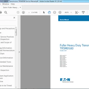 Eaton Fuller Heavy Duty FRLO-16410C Transmissions TRSM0580 Service Manual - PDF DOWNLOAD