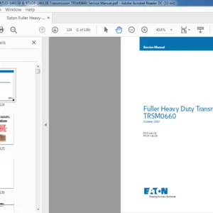 Eaton Fuller Heavy-Duty RTLO-14613B & RTLOF-14613B Transmission TRSM0660 Service Manual - PDF DOWNLOAD