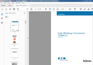 Eaton Fuller Mid Range CL550 Series Transmission TRSM0197 Service Manual - PDF DOWNLOAD