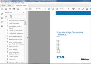Eaton Fuller Mid-Range FS-5205A Transmissions TRSM0110 Service Manual - PDF DOWNLOAD