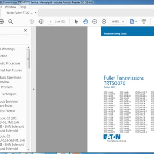 Eaton Fuller RTLO-16618A Transmission TRSM0070 Service Manual - PDF DOWNLOAD
