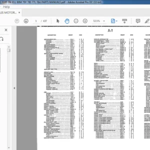 FIAT ALLIS MOTOR GRADER FG75 FG85 FG95 SN 81U 80M 79Y 78S 77L 76A PARTS MANUALS - PDF DOWNLOAD