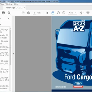 Ford Cargo 1317, 1517, 1717, 1722, 2422, 2428 Owner Manual - PDF DOWNLOAD