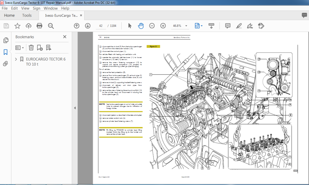 Iveco EuroCargo Tector 6-10T Repair Manual - PDF DOWNLOAD ...