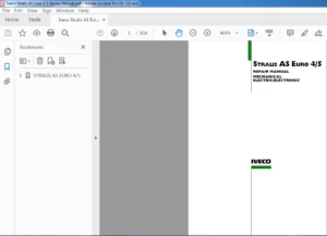 Iveco Stralis AS Euro 4/5 Repair Manual - PDF DOWNLOAD