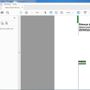 Iveco Stralis AS Euro 4/5 Repair Manual - PDF DOWNLOAD