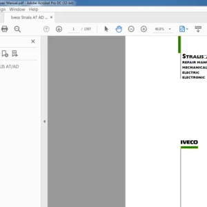 Iveco Stralis AT AD Repair Manual - PDF DOWNLOAD