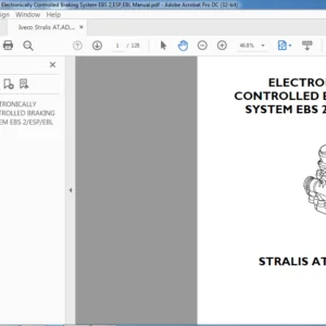 Iveco Stralis AT,AD,AS Electronically Controlled Braking System EBS 2,ESP,EBL Manual - PDF DOWNLOAD
