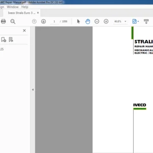 Iveco Stralis Euro 3 18-44T Repair Manual - PDF DOWNLOAD