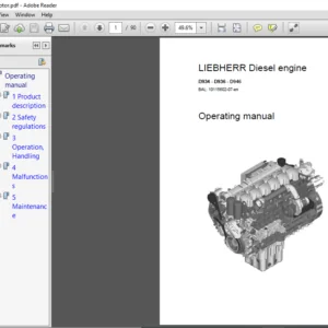 Liebherr D934 D936 D946 Diesel Engine Operating Manual - PDF DOWNLOAD