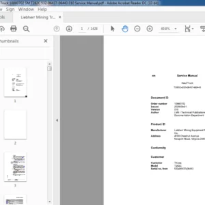 Liebherr Mining Trucks T264 12720260 Merlin Operator Manual - PDF DOWNLOAD