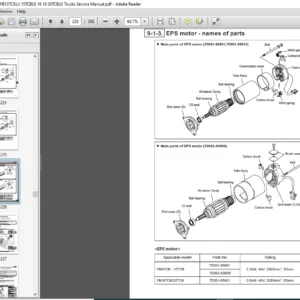 Mitsubishi Forklift FB13TCB FB15TCB(J) FB16 18 20TCB(J) FB16 18 20TBCB(J) Service Manual