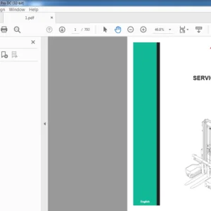 Mitsubishi Forklift RBM20N2 RBM25N2 Service Manual - PDF DOWNLOAD