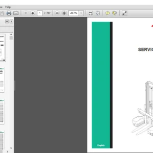 Mitsubishi Forklift RBM20N2 RBM25N2 Trucks Service Manual - PDF DOWNLOAD