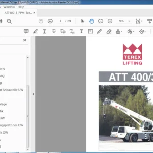 Terex PPM ATT400-3 Bedienungs und Wartungsanleitung Manual - PDF DOWNLOAD